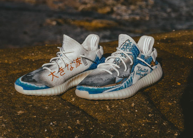 Custom 350s — The Great Wave